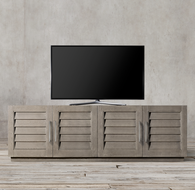 Grand Shutter 4-Door Media Console | RH