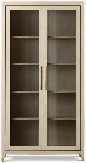 Graydon Shagreen Glass Cabinet