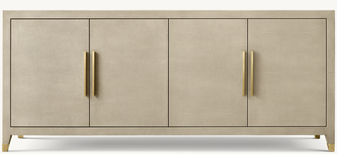 Restoration hardware shagreen sideboard discount