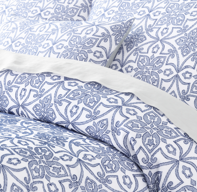 Amal Embroidered Linen Bedding Collection