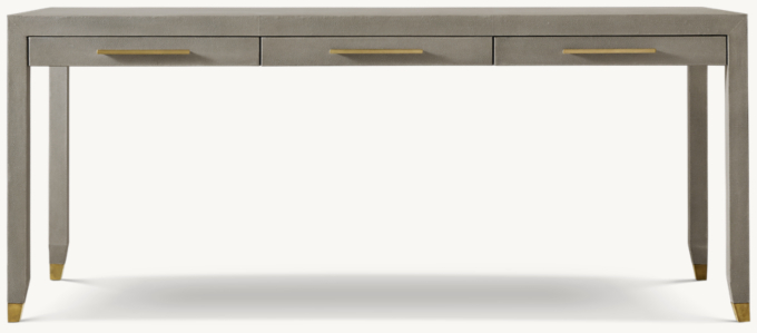 Graydon shagreen deals writing desk