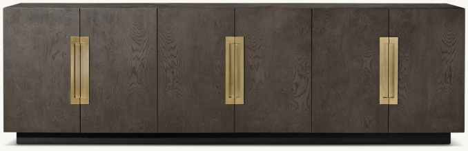 Front view of White Hall 6-Door Sideboard 