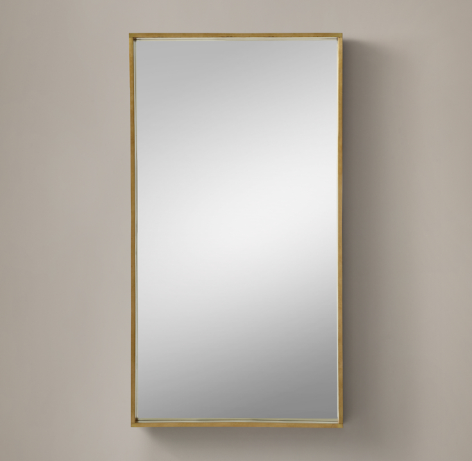 Metal Dovetail Mirror - Narrow Frame