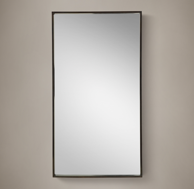 Metal Dovetail Mirror Narrow Frame