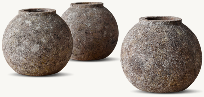 Cast Stone Vessel