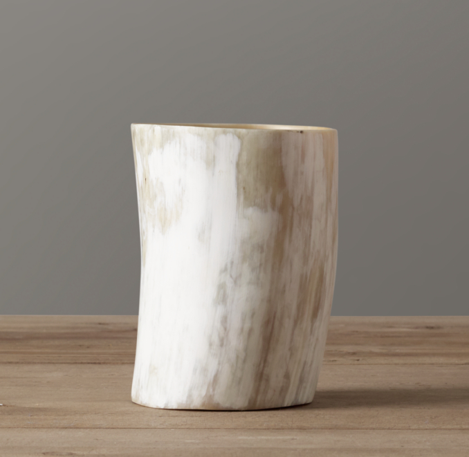 African Horn Vase Wide