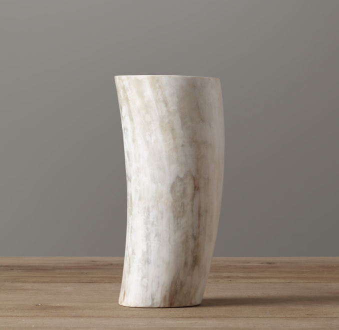 African Horn Vase Large