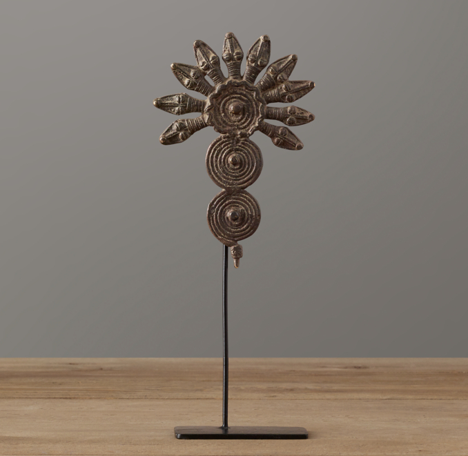 Front view of African Amulet Pendant - Sun 