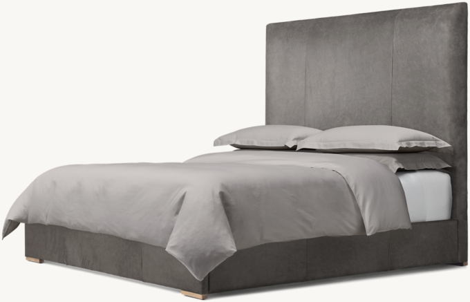 Lawson panel nontufted fabric bed discount
