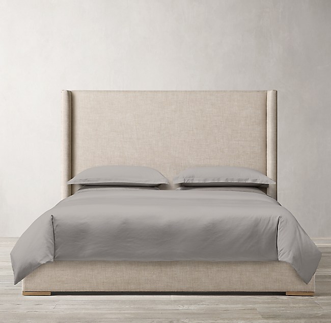 Lawson Fabric Shelter Bed, Restoration Hardware Headboard Only