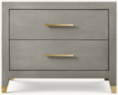 Graydon shagreen clearance nightstand