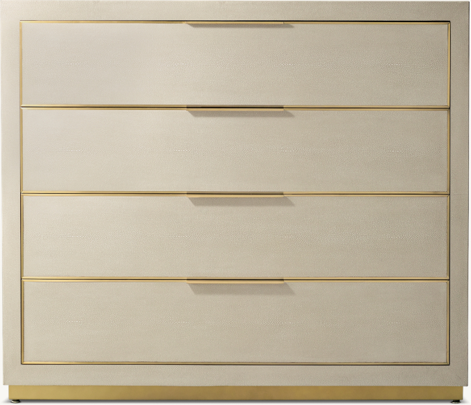 Cela Shagreen 4-drawer Dresser