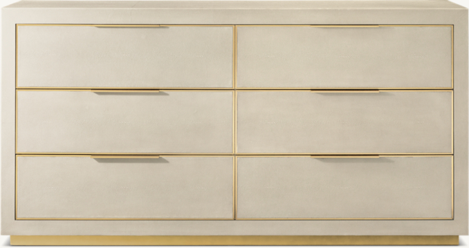 Cela Shagreen 6-drawer Dresser