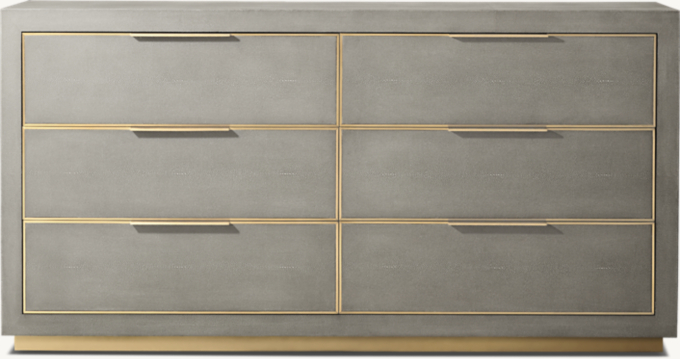 Cela Shagreen 6-drawer Dresser