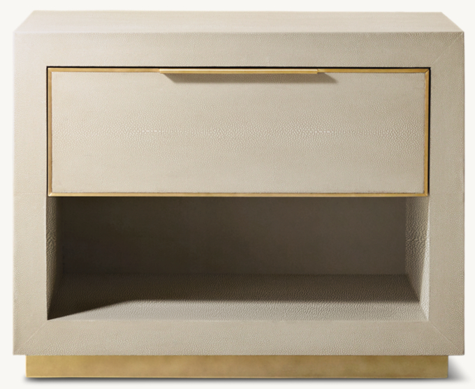 Cela shagreen nightstand sales