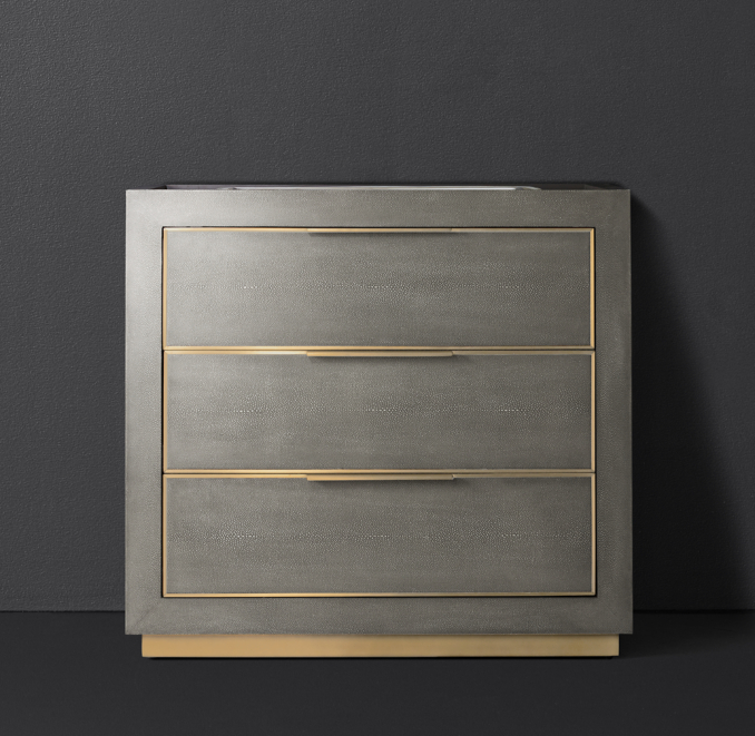 Cela Shagreen Single Vanity Base