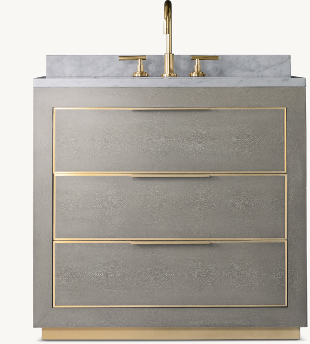 Cela Shagreen Single Vanity