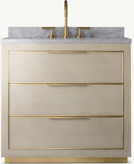 Cela Shagreen Single Vanity