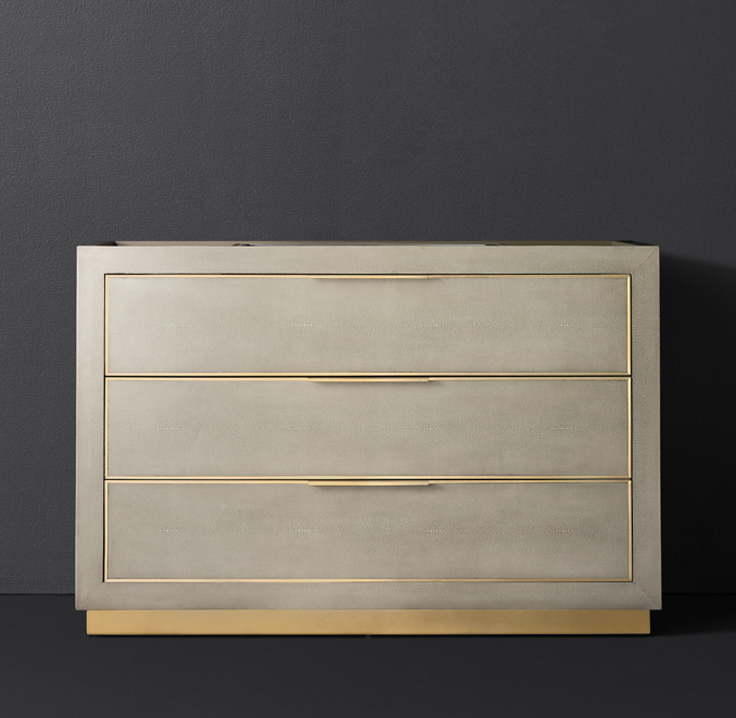 Cela Shagreen Single ExtraWide Vanity Base