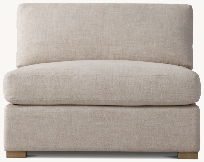 Shown in Sand Classic Belgian Linen.