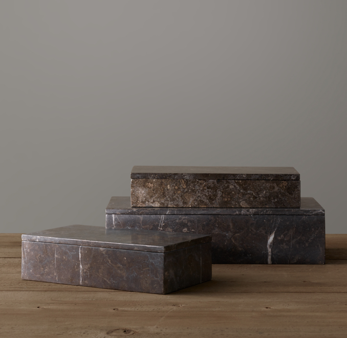 Polished Marble Box Collection