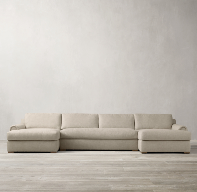 Front view of Lancaster Customizable Sectional 