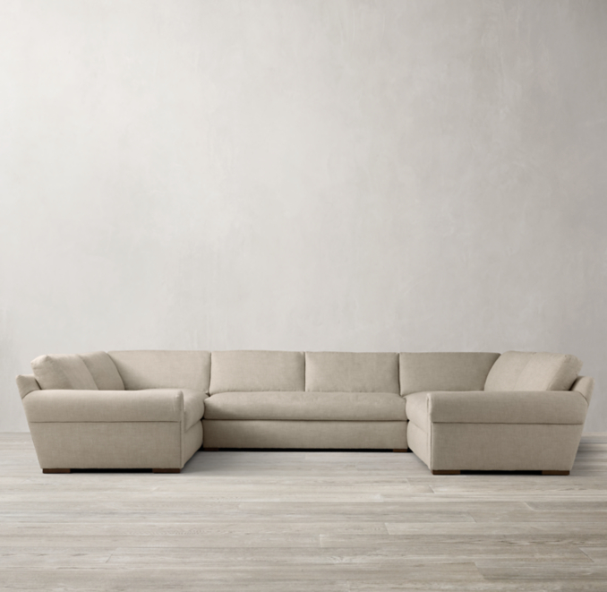 Front view of Lancaster Customizable Sectional 