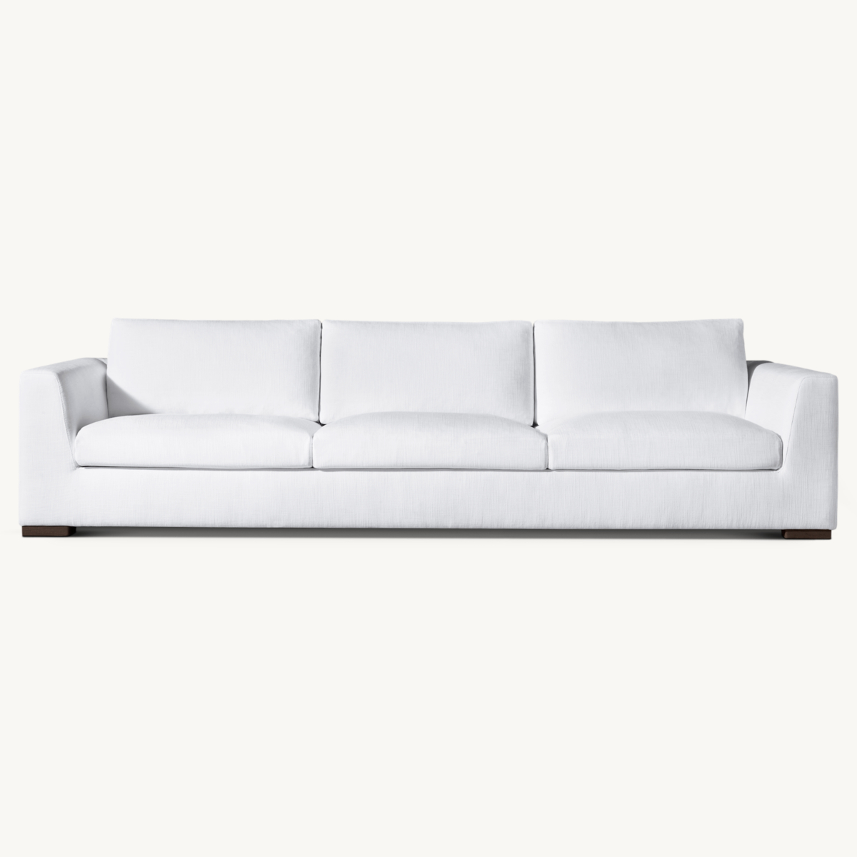 Modena Taper Arm 3-Cushion Sofa