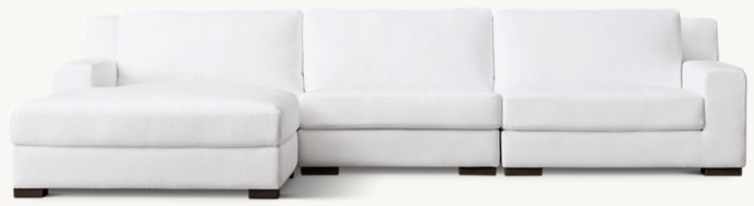 Modena Modular Track Arm Left-Arm Sofa-Chaise Sectional