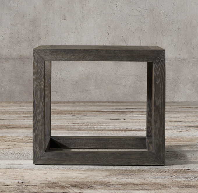 Herringbone Square Side Table