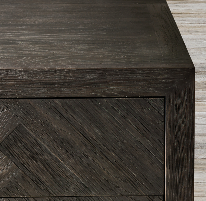 Herringbone Narrow Nightstand