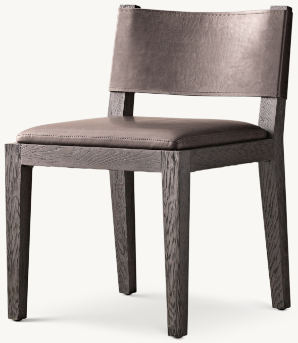 Saddle Leather Dining Side Chair