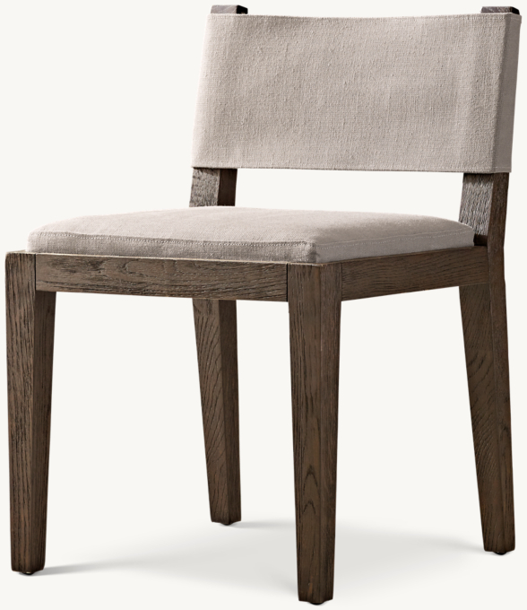 Saddle Fabric Dining Side Chair
