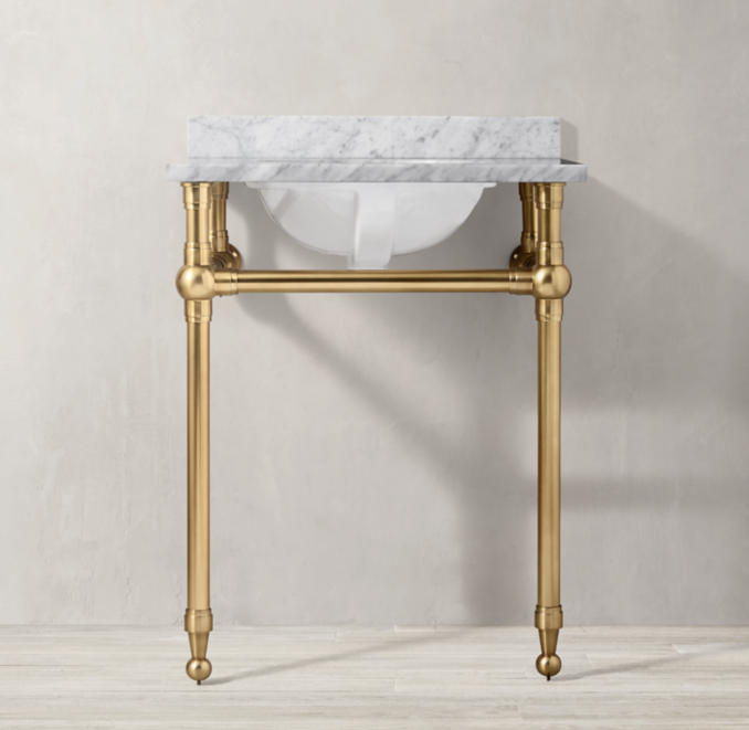 Gramercy Powder Metal Washstand Base