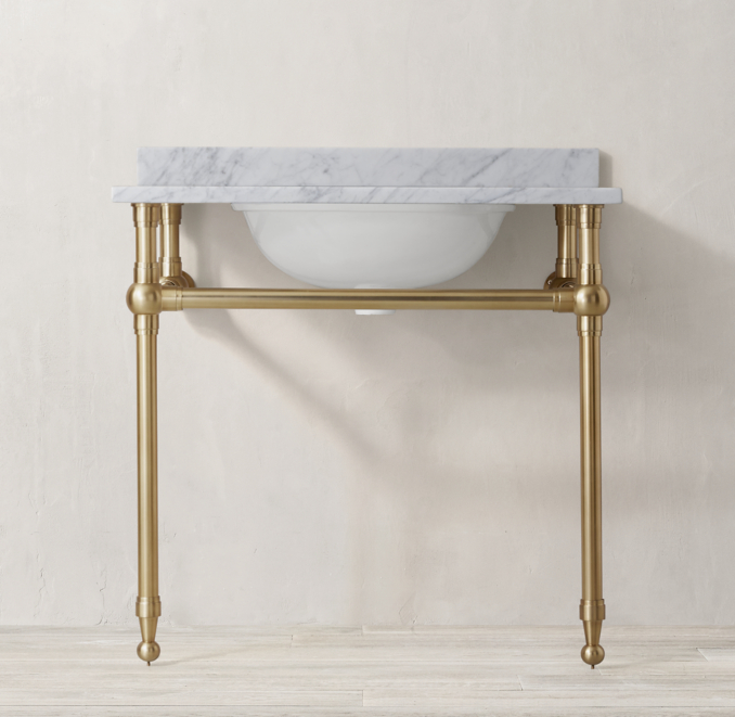 Gramercy Single Metal Washstand Base