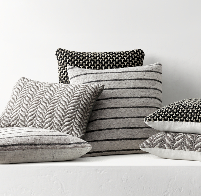 Textured Wool Pillow Cover