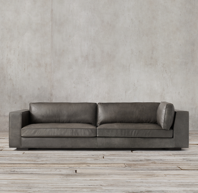 Maddox Leather Leftarm Return Sofa