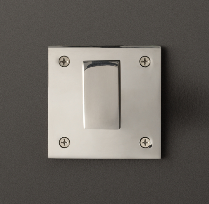 Front view of Square Shelf Bracket 