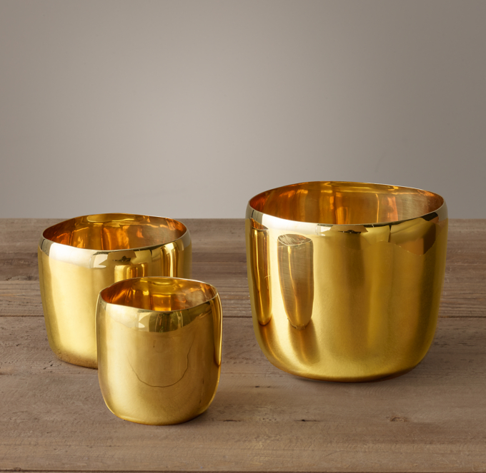 Organic Brass Vessel Collection