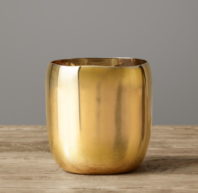 Organic Brass Vessel Small