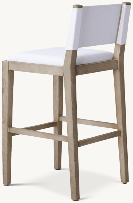 Saddle Fabric Counter Stool