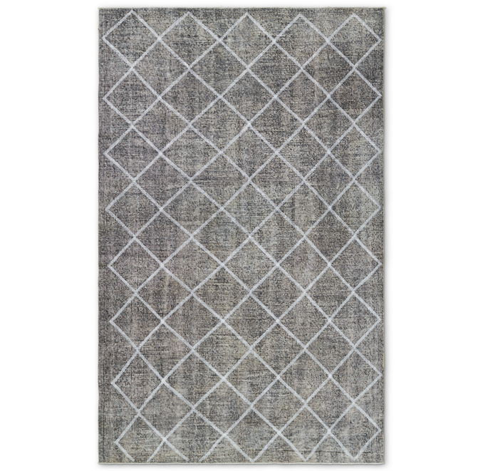 Embroidered Vintage Rug 7'1" X 10'6"