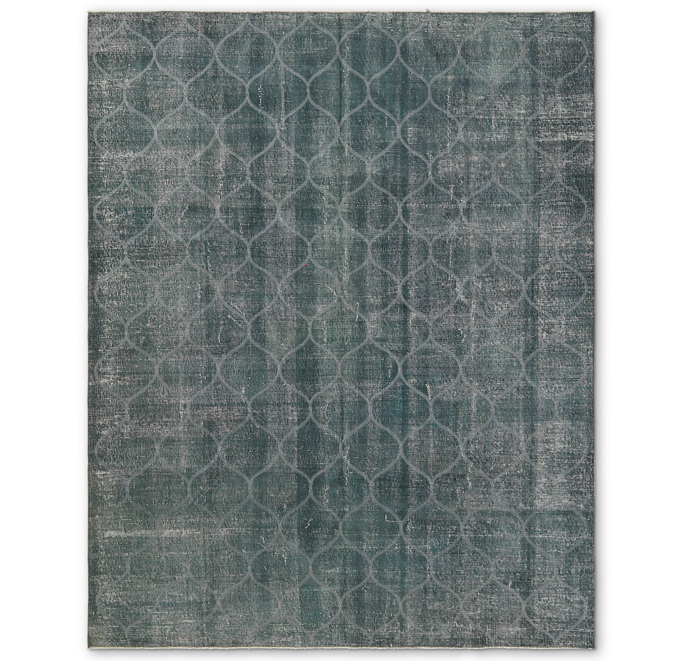 Embroidered Vintage Rug 8'4" X 10'7"