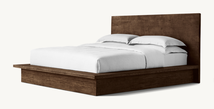 Reclaimed Oak Platform Bed