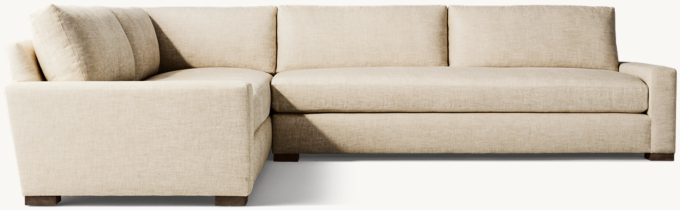 Maxwell Left-Arm Bench-Seat L-Sectional