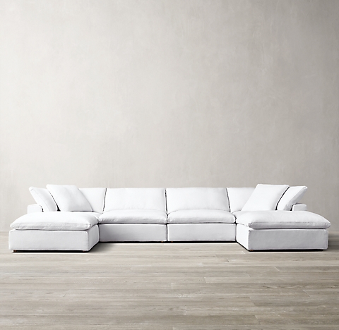 Cloud Modular Sectionals Rh, Down Filled Sectional Sofa Canada