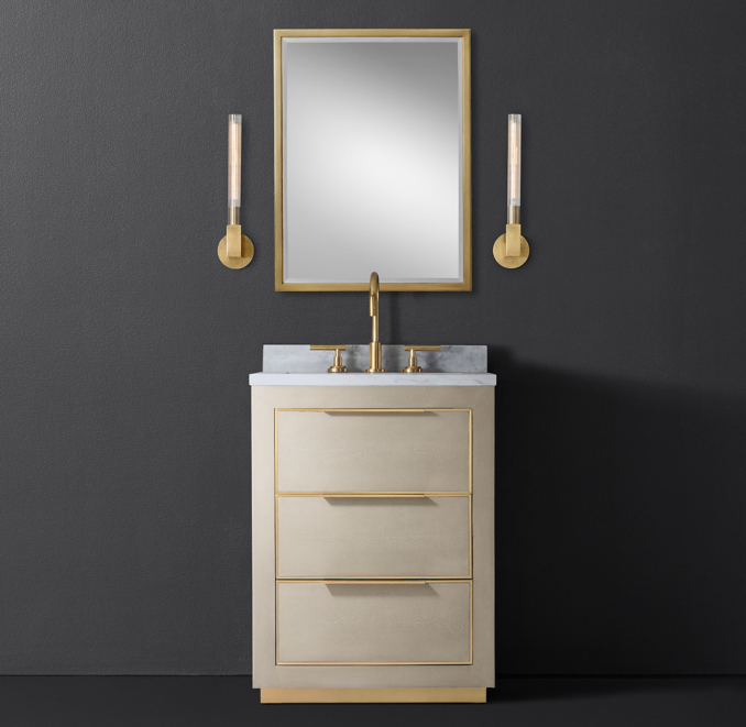 Cela Shagreen Powder Vanity