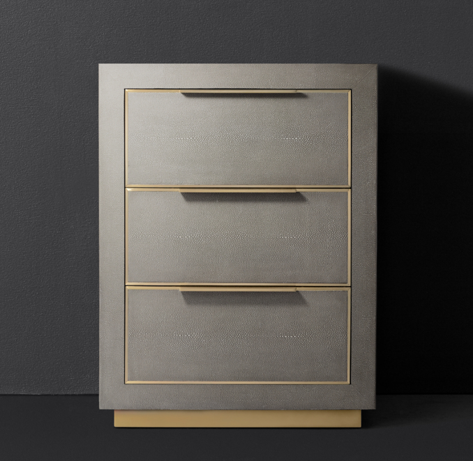 Cela Shagreen Powder Vanity Base