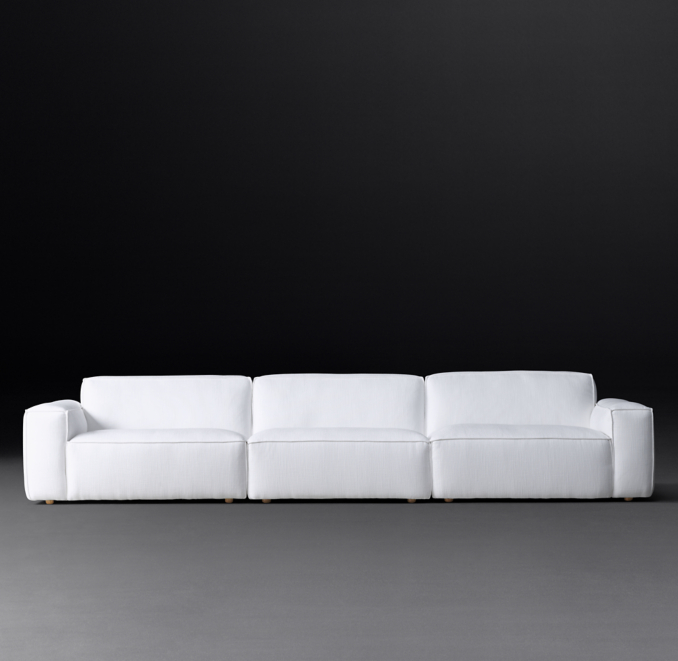 Front view of Como Modular Customizable Sectional 