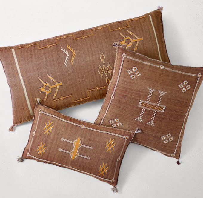 Restoration hardware moroccan pillows top